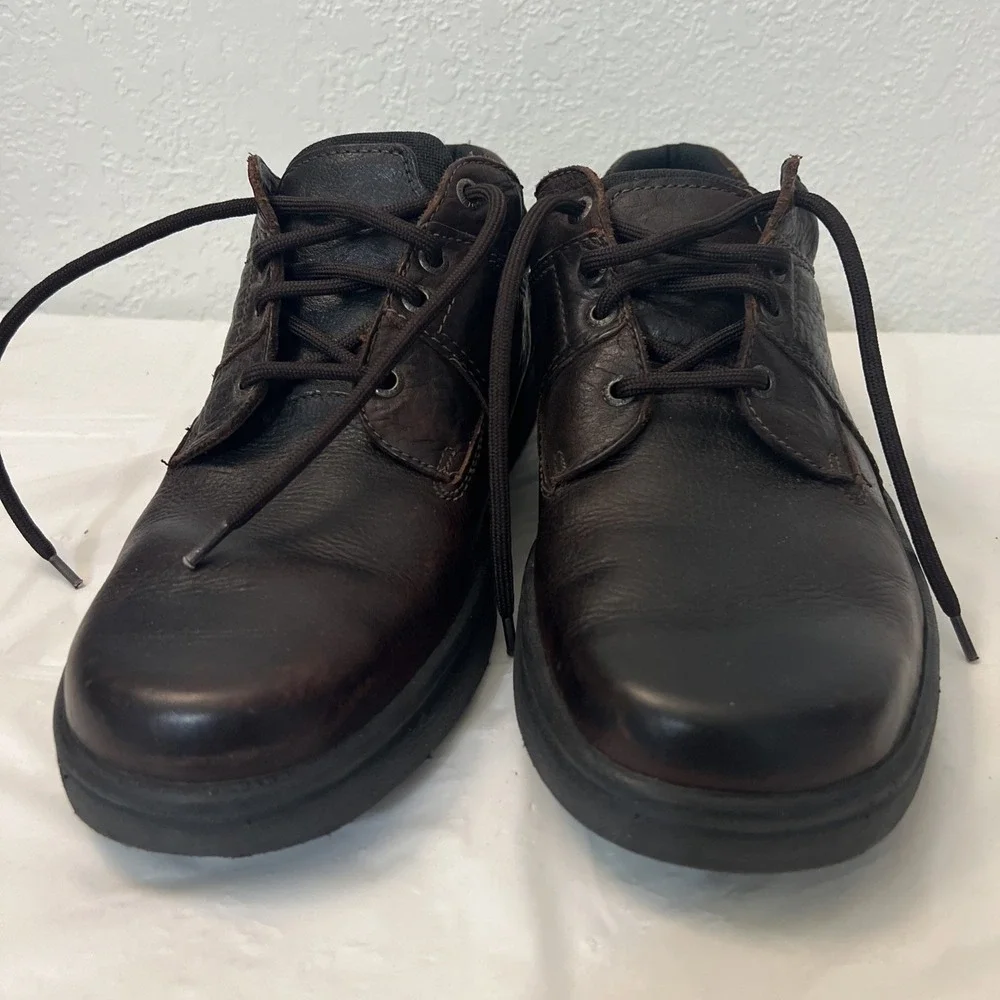 Weather Walkers Dexter Shoes Mens 13 Casual Oxford Brown Leather Lace Up Moc VTG